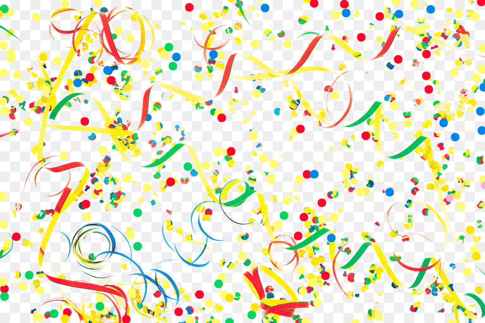 Party Pattern Clipart, Confetti, Paper Free Png Download