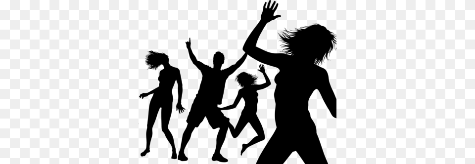 Party People, Lighting, Silhouette, Gray Free Transparent Png