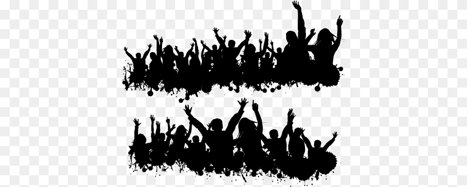 Party People Black And White Vector Files Party Black And White Vector, Gray Free Png