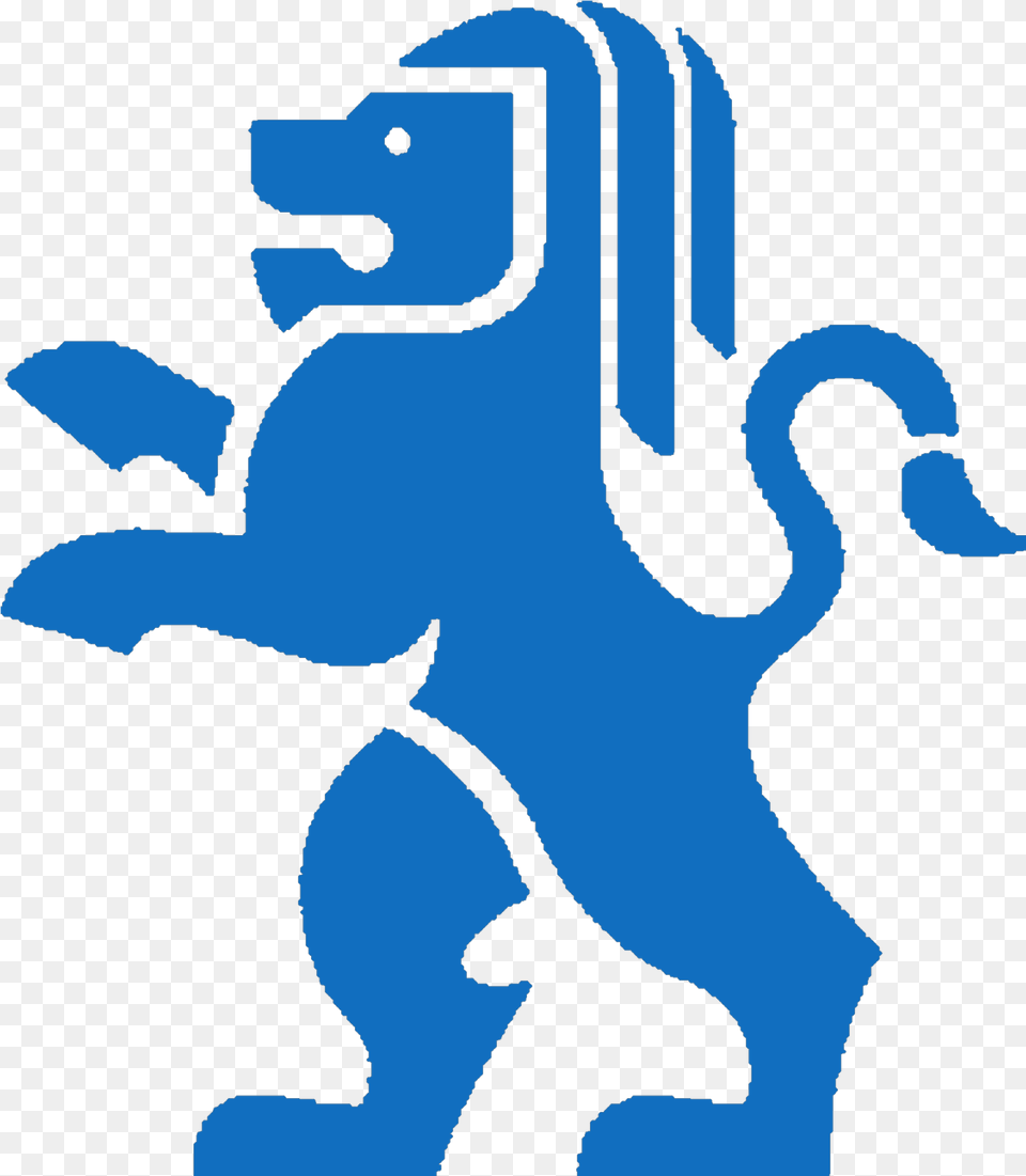 Party People Zeeuws Vlaanderen U0026 Zeeland Logo Lion Clipart Leone Blu Logo, Person, Animal, Antelope, Mammal Free Png Download