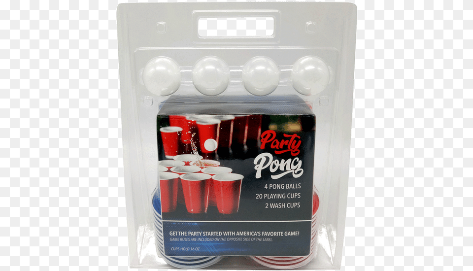 Party Pong Game Set Pint Glass, Cup, Beverage, Coke, Soda Free Png