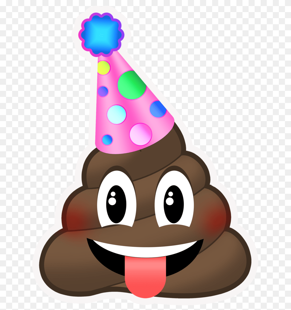 Party Poop Emoji Pop Studios Props, Clothing, Hat, Party Hat, Device Free Transparent Png
