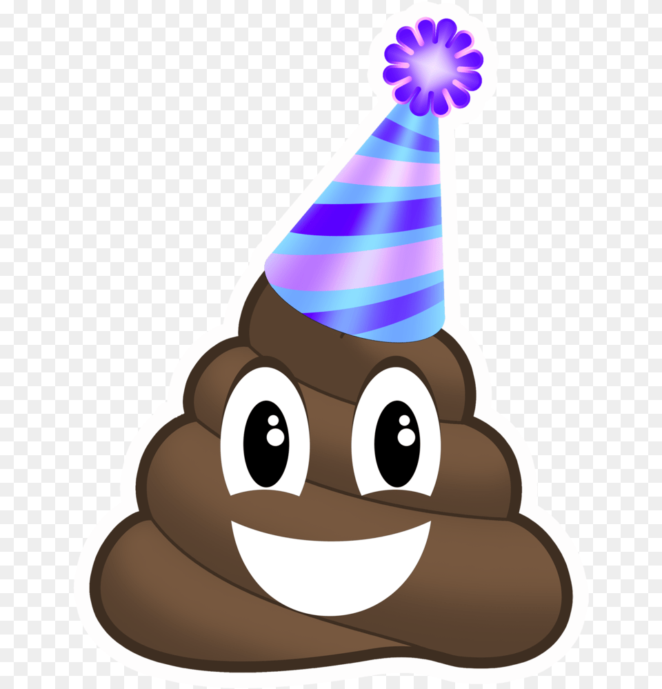 Party Poopers Pop Studios Props Poop Emoji Birthday Hat, Clothing, Party Hat, Device, Grass Free Png