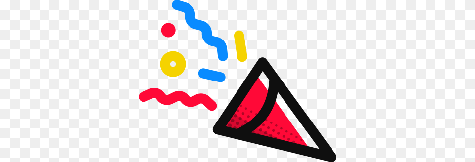 Party Popper, Triangle, Clothing, Hat Free Transparent Png