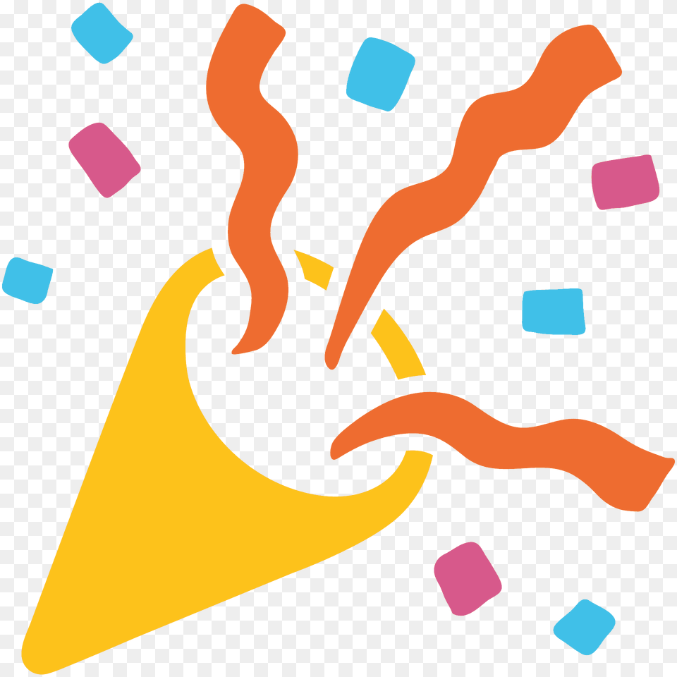 Party Popper Emoji Clipart, Paper, Art, Graphics, Confetti Free Transparent Png