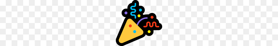 Party Popper Emoji On Microsoft Windows Anniversary Update, Triangle Png