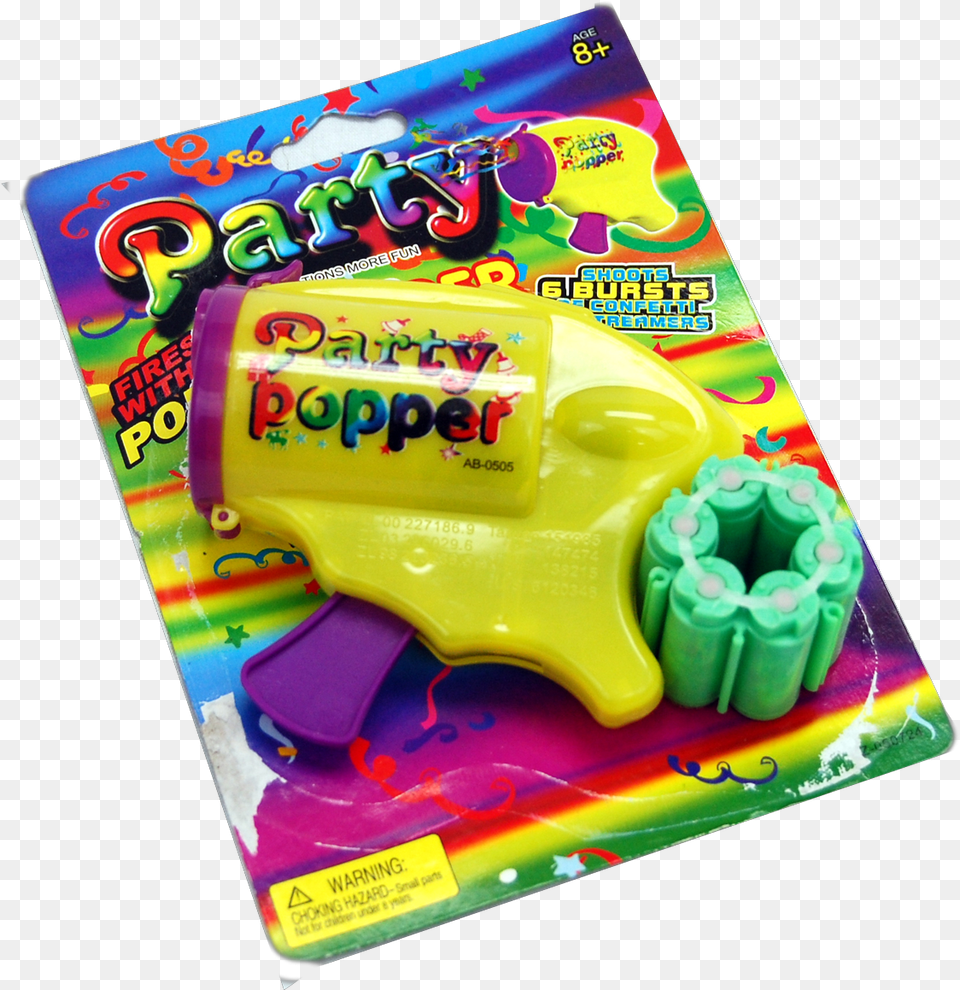 Party Popper Revolver Confetti, Toy Free Png