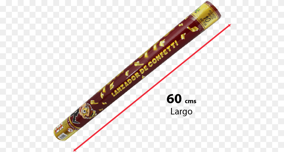 Party Poppers 60cm Confeti Dorado 1pza Chocolate, Incense, Dynamite, Weapon Png Image