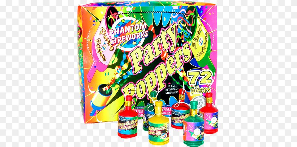 Party Poppers 72 Pcs Party Popper, Food, Sweets Free Png