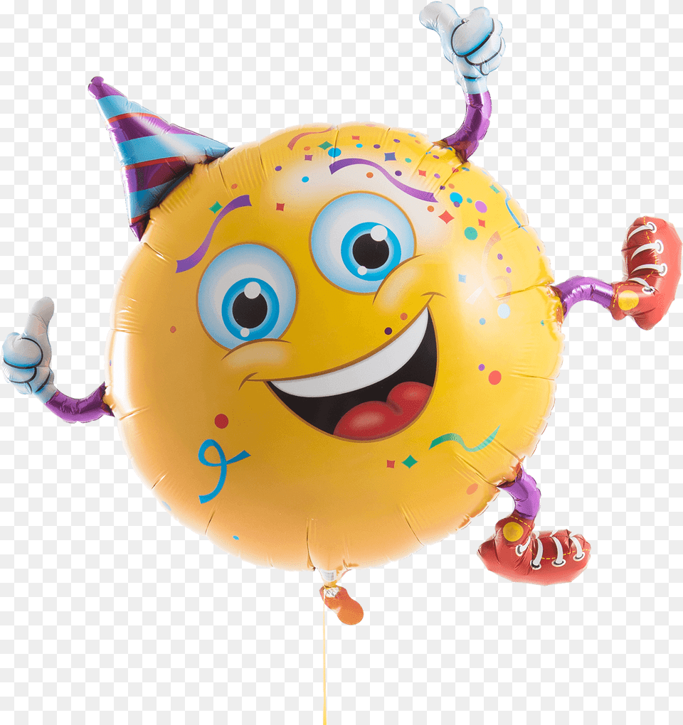 Party Smiley Guy Smiley Party Guy, Balloon, Toy Free Png Download