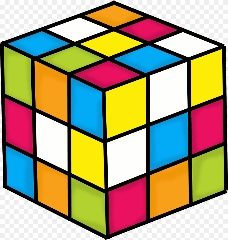 Party Time Clip Art, Toy, Rubix Cube Free Png