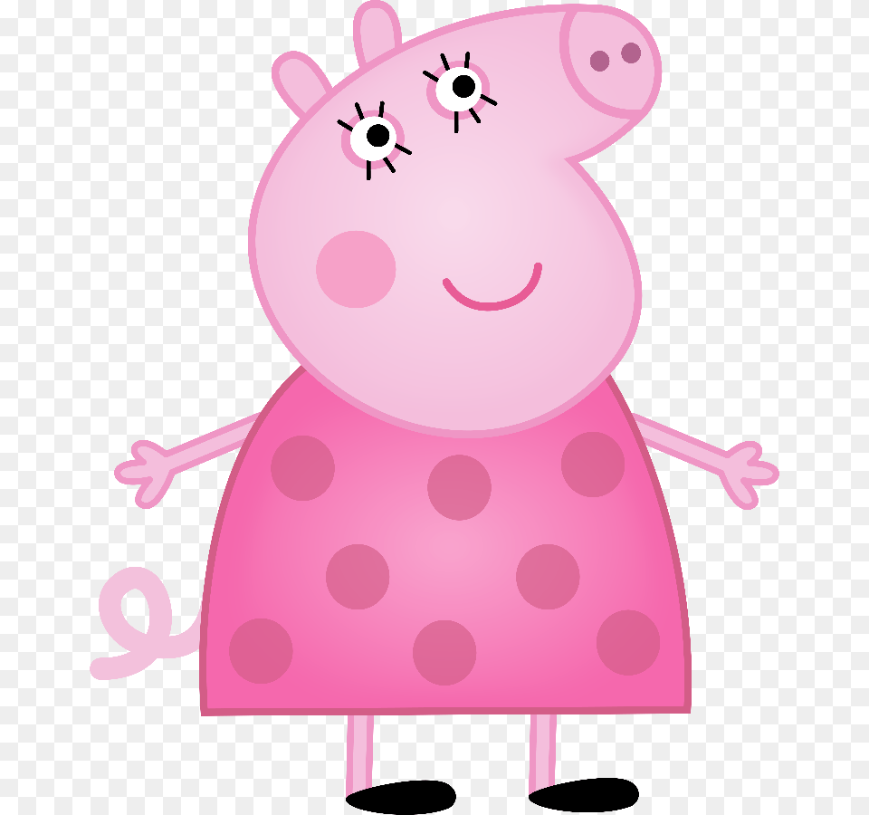 Party Time Mama De Peppa Pig, Animal, Bear, Mammal, Wildlife Free Transparent Png