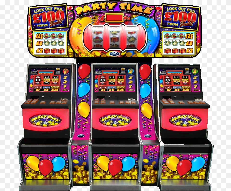 Party Time Streak 3 Player Machine Party Time Fruit Machine, Game, Gambling, Slot Free Png Download