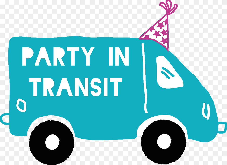 Party Van Blue, Moving Van, Transportation, Vehicle, Machine Free Png Download