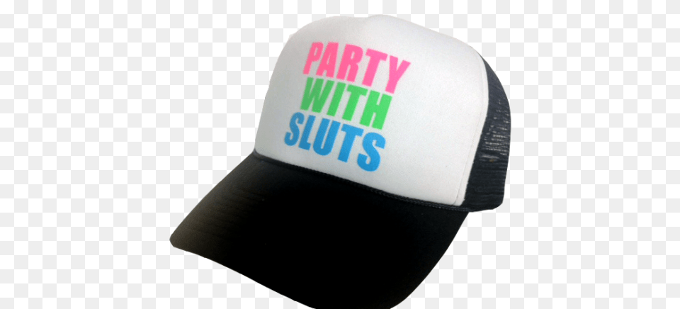 Party With Sluts Hat Baseball Cap, Baseball Cap, Clothing Free Png