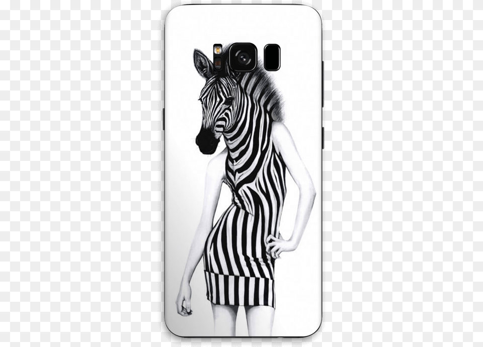 Party Zebra Skin Galaxy S8 Party Zebra, Animal, Mammal, Wildlife Free Png