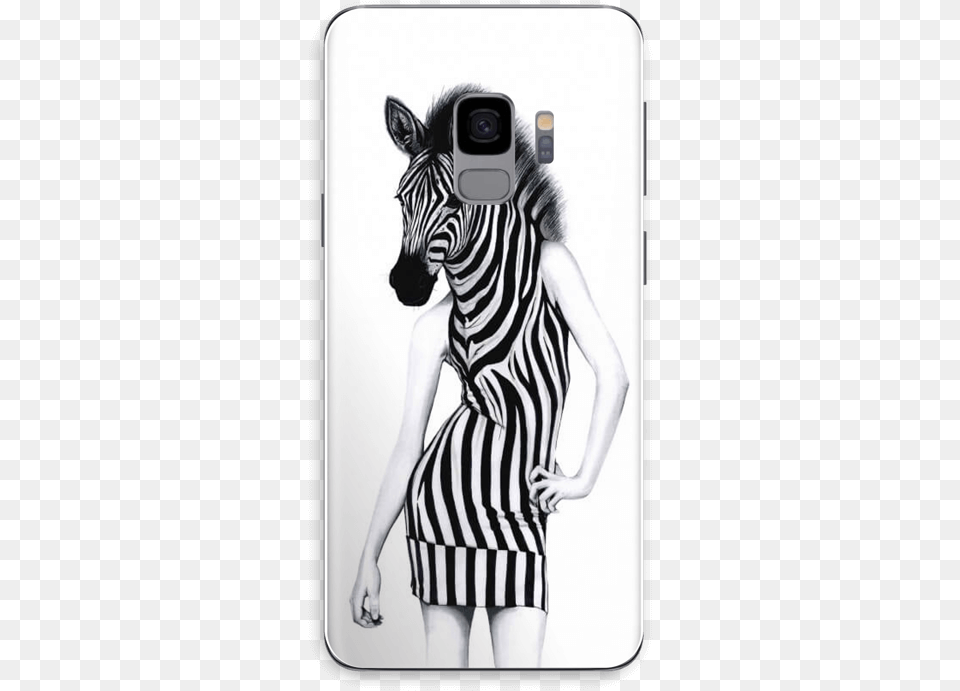 Party Zebra Skin Galaxy S9 Party Zebra, Animal, Mammal, Wildlife, Photography Free Png Download