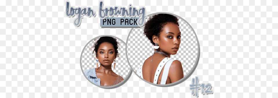 Partycity Logan Browning Pack By Logan Browning Pack, Hair, Portrait, Black Hair, Photography Png Image