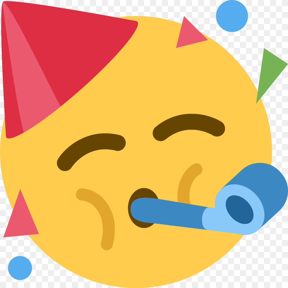 Partying Face Emoji Clipart, Clothing, Hat, People, Person Png