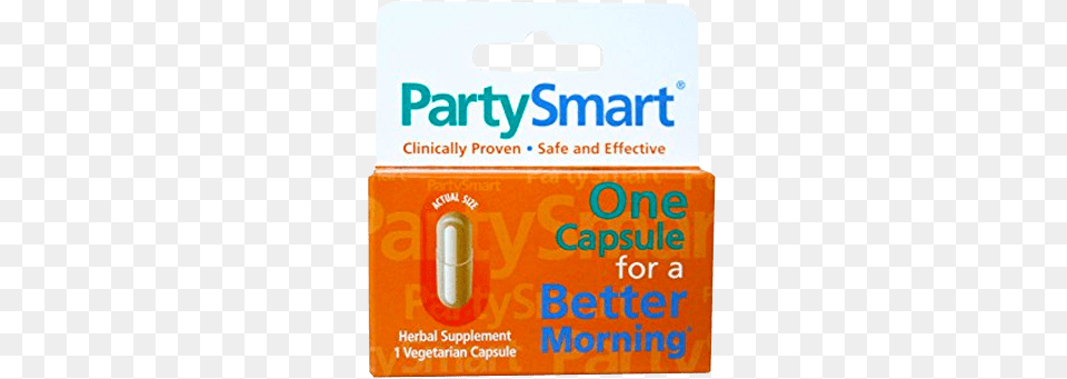 Partysmart Bottle Party Smart Hangover Pill, Food, Ketchup, Medication Free Transparent Png