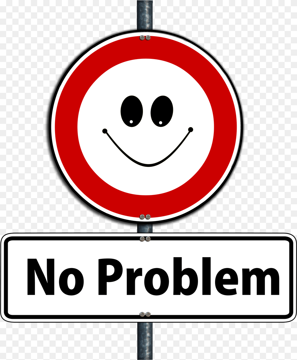 Pas De Probleme, Sign, Symbol, Road Sign Free Png