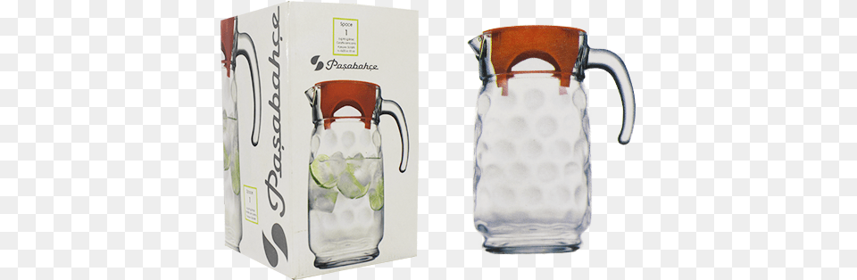 Pasabahce Space Jug With Plastic Red Cover Jug, Glass, Water Jug, Cup Free Transparent Png