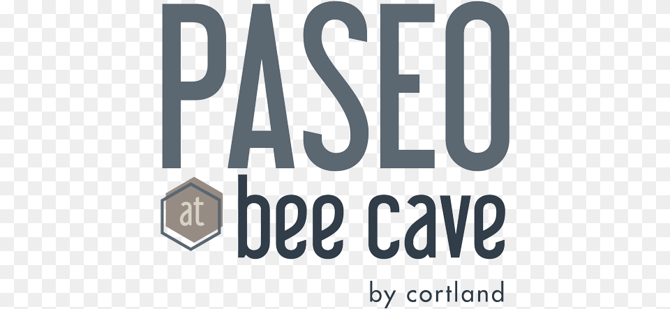 Paseo Bee Logo Paseo At Bee Cave By Cortland, Text, License Plate, Transportation, Vehicle Png