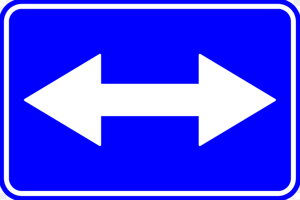 Pass On Either Side Sign In Belgium Clipart, Symbol, Road Sign, Business Card, Paper Free Png