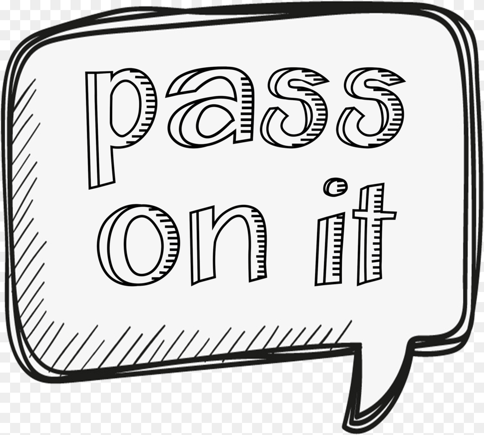 Pass On It Line Art, Text, Bus Stop, Outdoors, Symbol Png