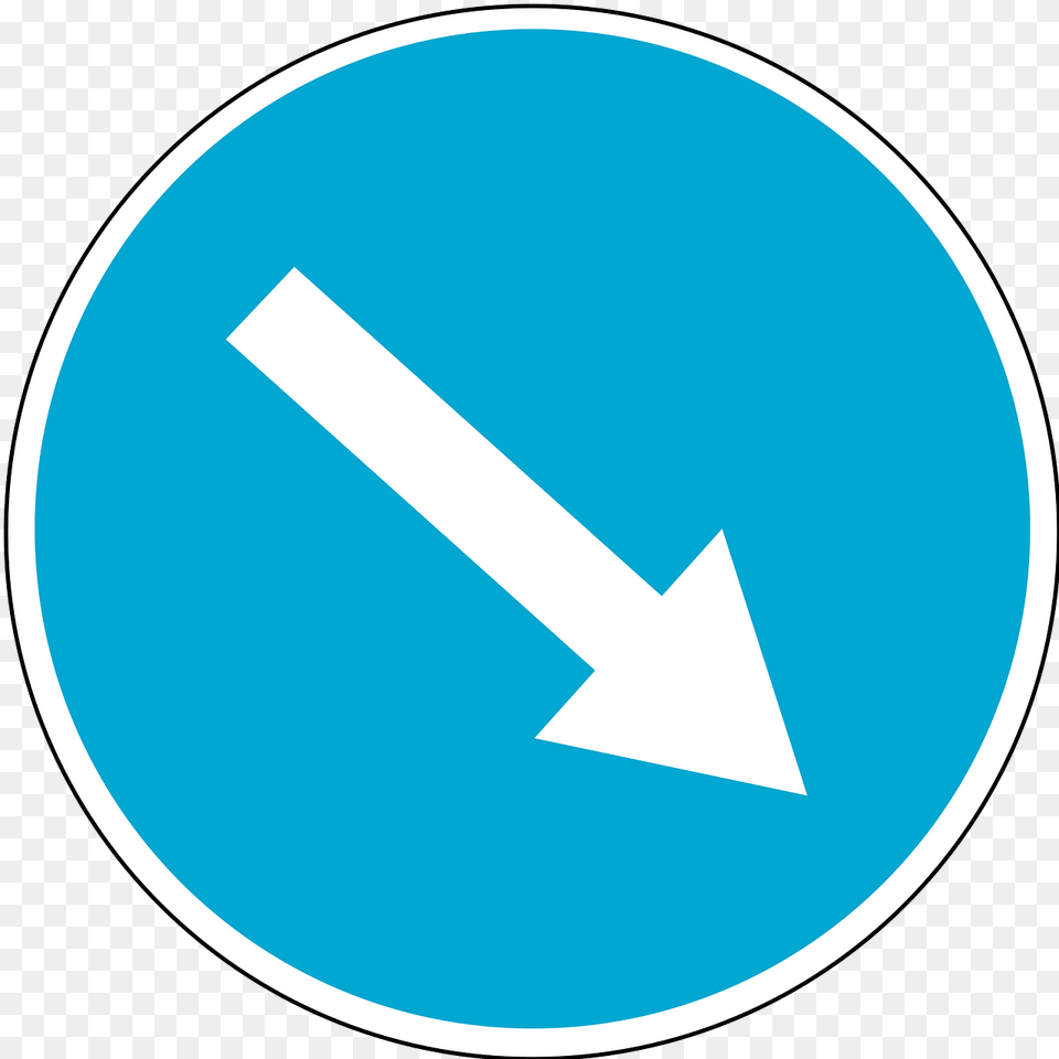 Pass On This Side Sign In Estonia Clipart, Symbol, Disk, Road Sign Png