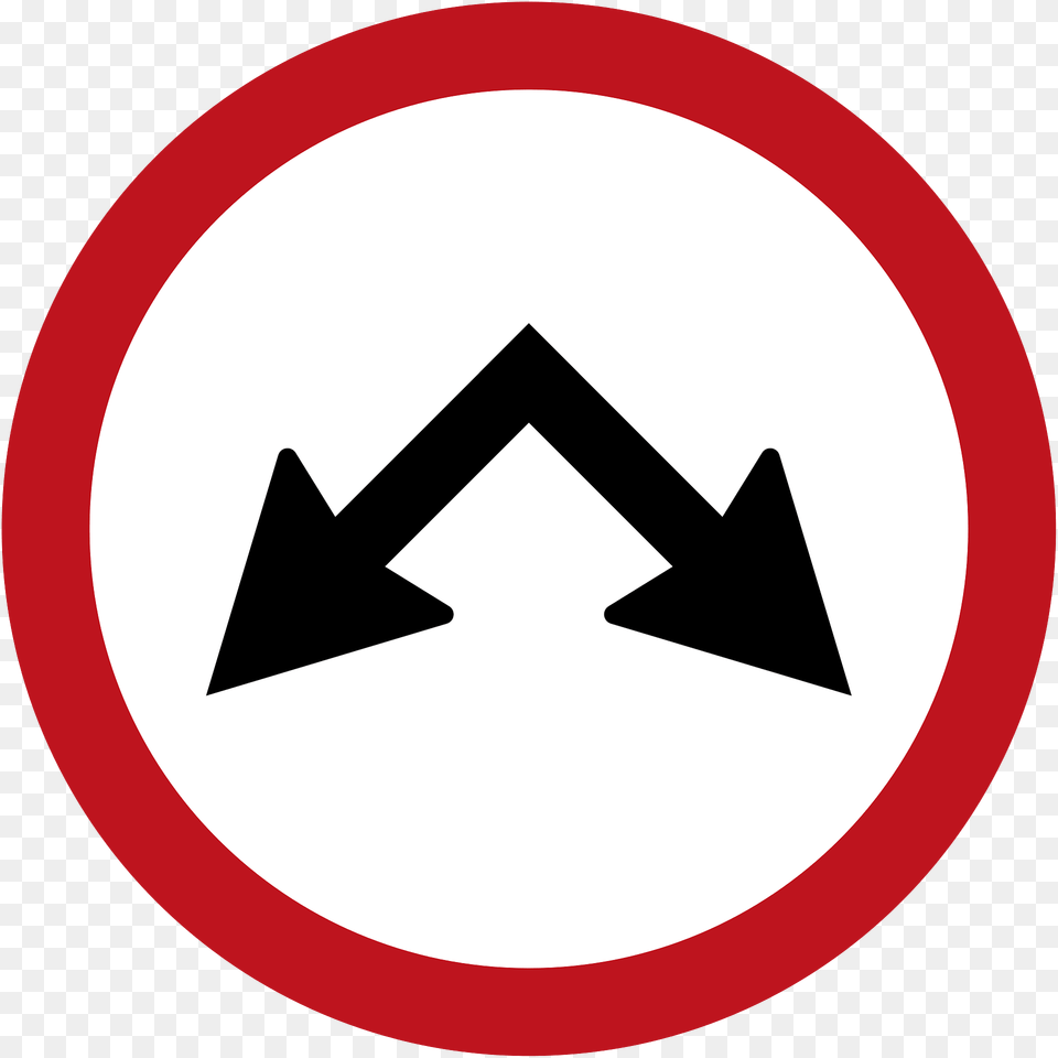 Pass Oneither Side Sign In Jamaica Clipart, Symbol, Road Sign, Disk Png