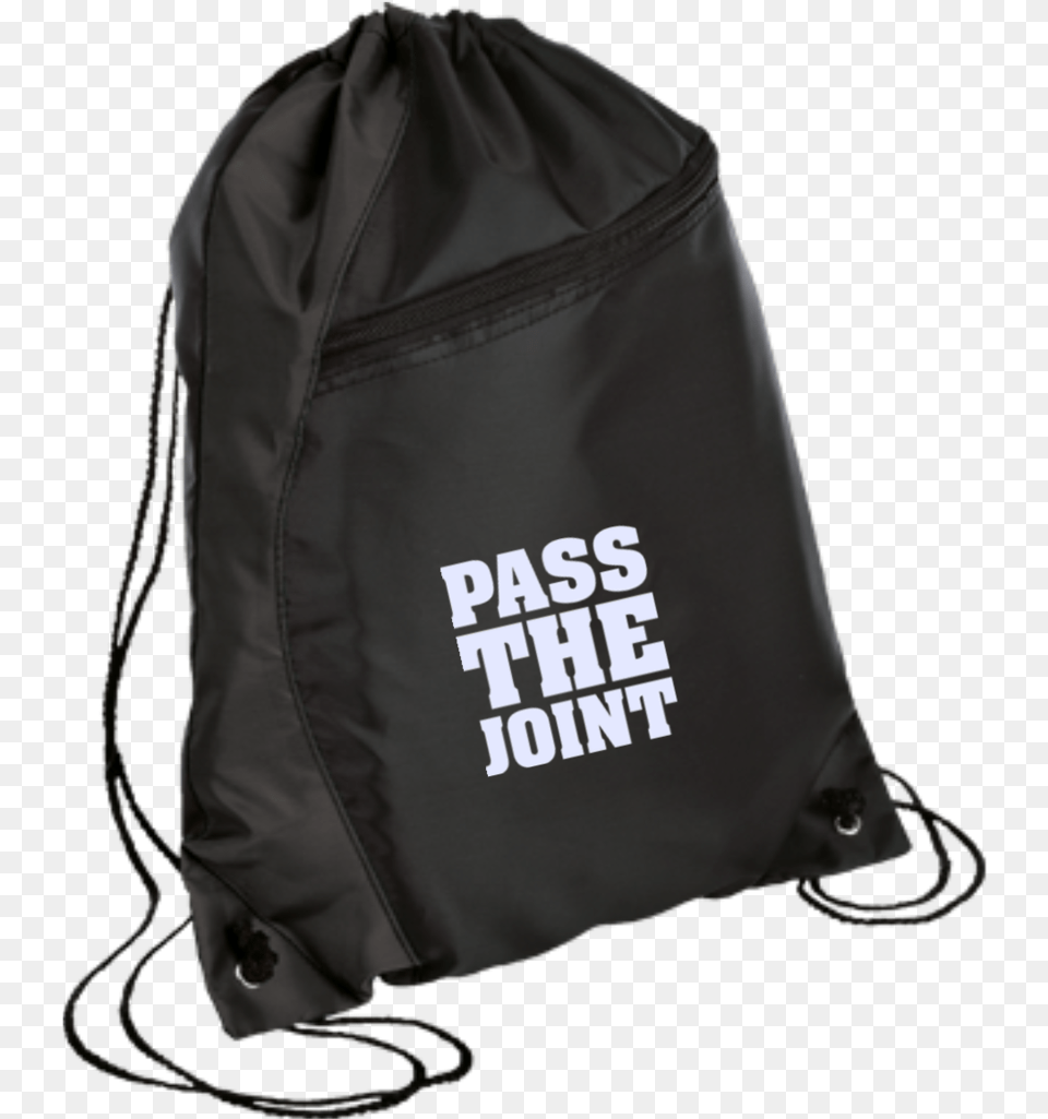 Pass The Joint Drawstring Bag Bag, Backpack, Clothing, Hoodie, Knitwear Free Transparent Png