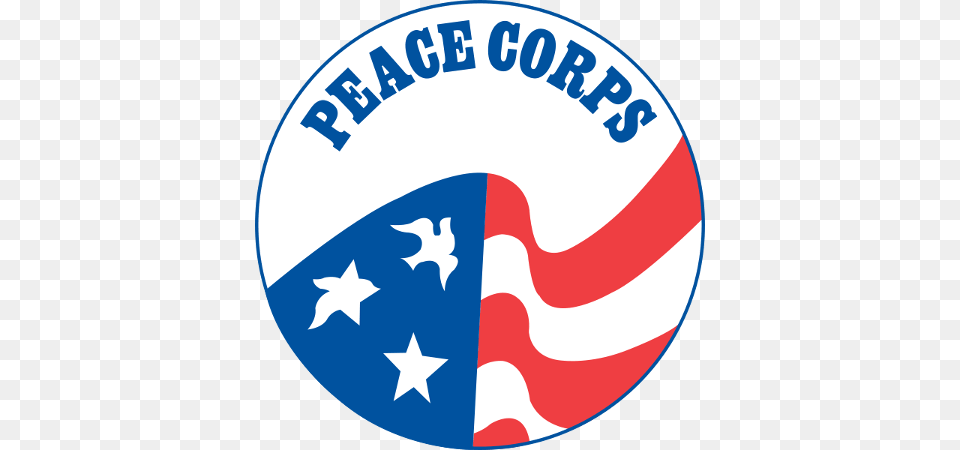 Passage 1061a Peace Corps Original Logo, Symbol, Badge, American Flag, Flag Free Png