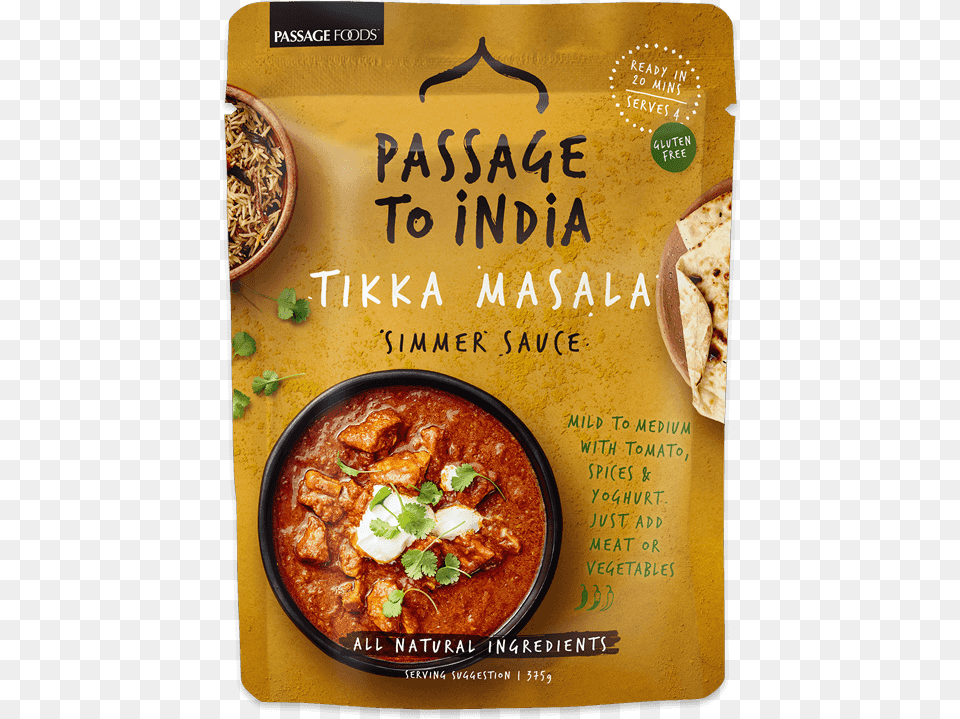 Passage To India Korma, Curry, Food, Advertisement, Poster Png Image