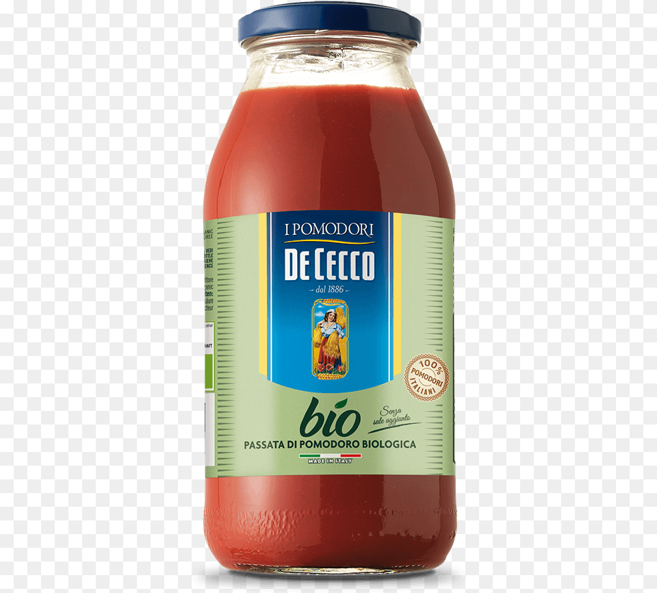 Passata Di Pomodoro Bio De Cecco, Food, Ketchup, Child, Female Free Transparent Png