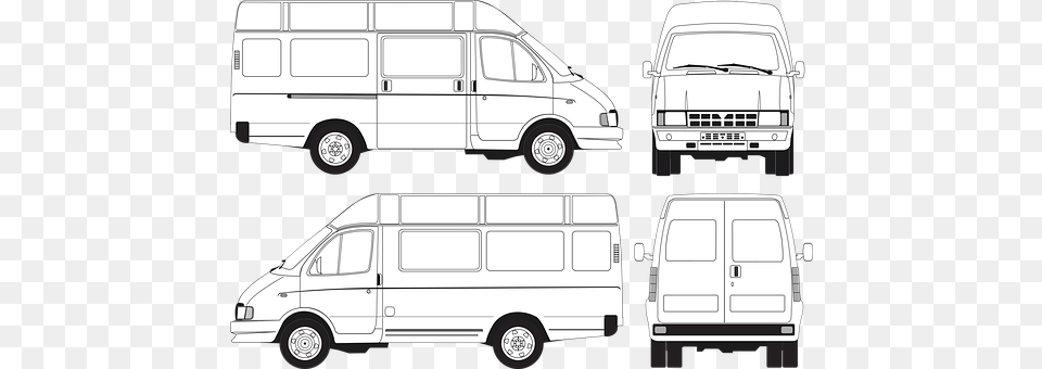 Passenger Bus, Caravan, Minibus, Transportation Free Png Download