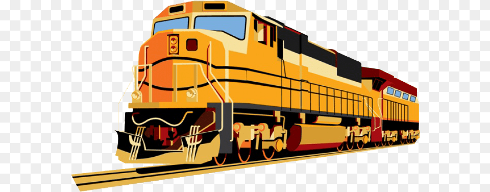 Passenger Car Rail Train Cartoon Transport Clipart Train Clipart, Locomotive, Railway, Transportation, Vehicle Free Png Download