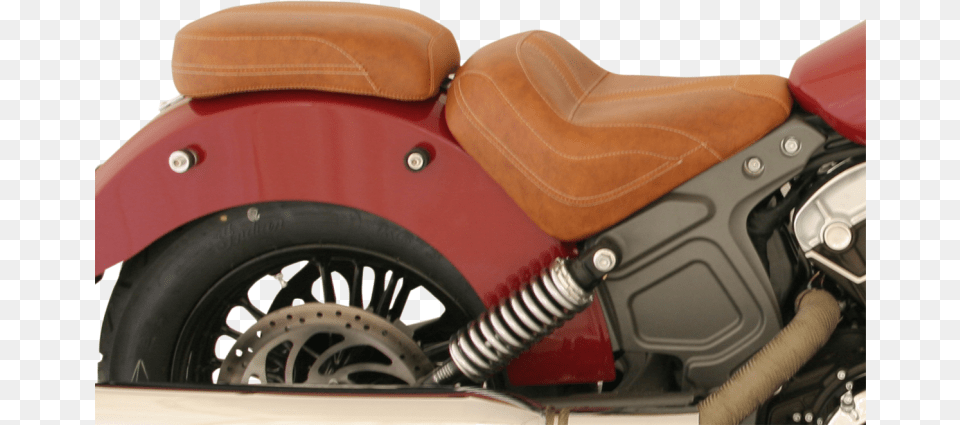 Passenger Seat Black Or Brown Mustang Scout Indian Scout Mustang Passenger Seat, Machine, Spoke, Wheel, Motorcycle Png