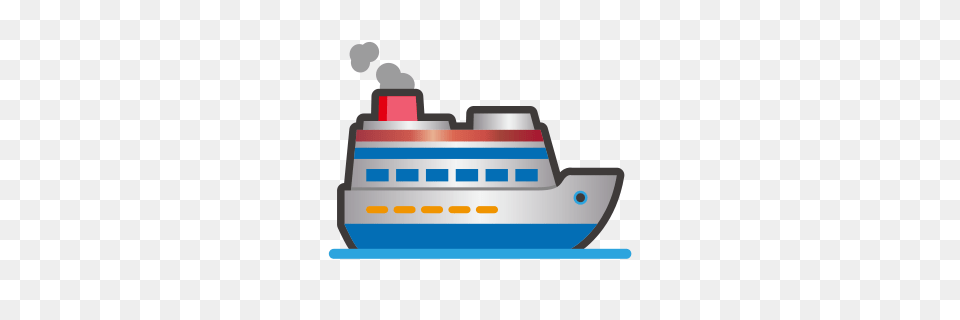 Passenger Ship Emojidex, Transportation, Vehicle, Yacht, Bulldozer Png