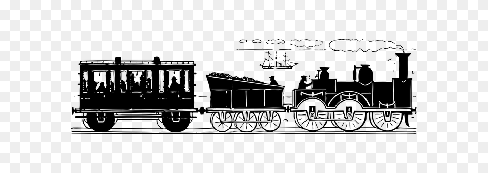 Passenger Train Gray Free Transparent Png