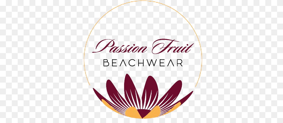 Passion Fruit Beachwear Passion Fruit Logo, Flower, Petal, Plant, Maroon Free Transparent Png