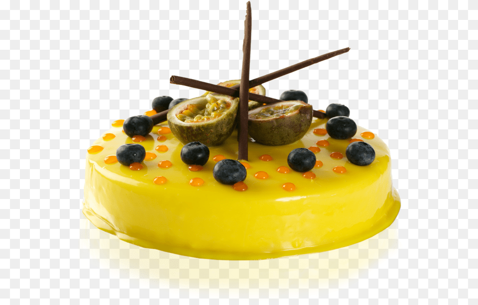 Passion Fruit Cake, Berry, Plant, Food, Dessert Free Png