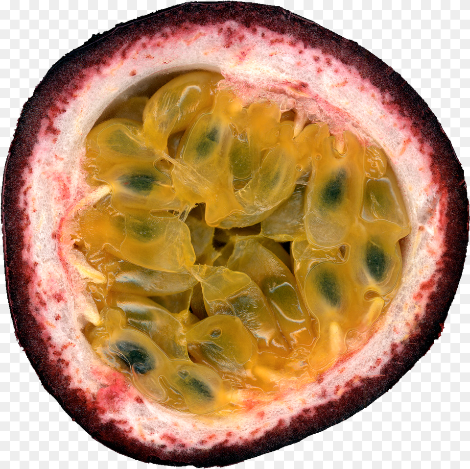 Passion Fruit Cross Section, Food, Plant, Produce Free Png