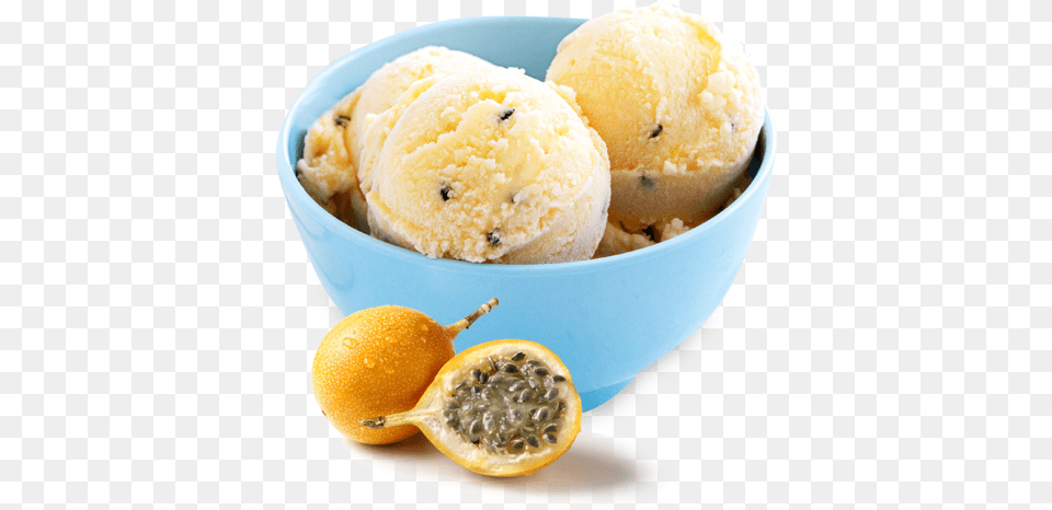 Passion Fruit Ice Cream Ice Cream Fruit Transparent, Dessert, Food, Ice Cream, Citrus Fruit Free Png