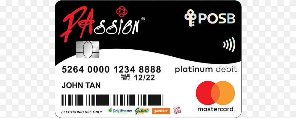 Passion Posb Debit Card Posb Bank, Text, Disk Free Transparent Png