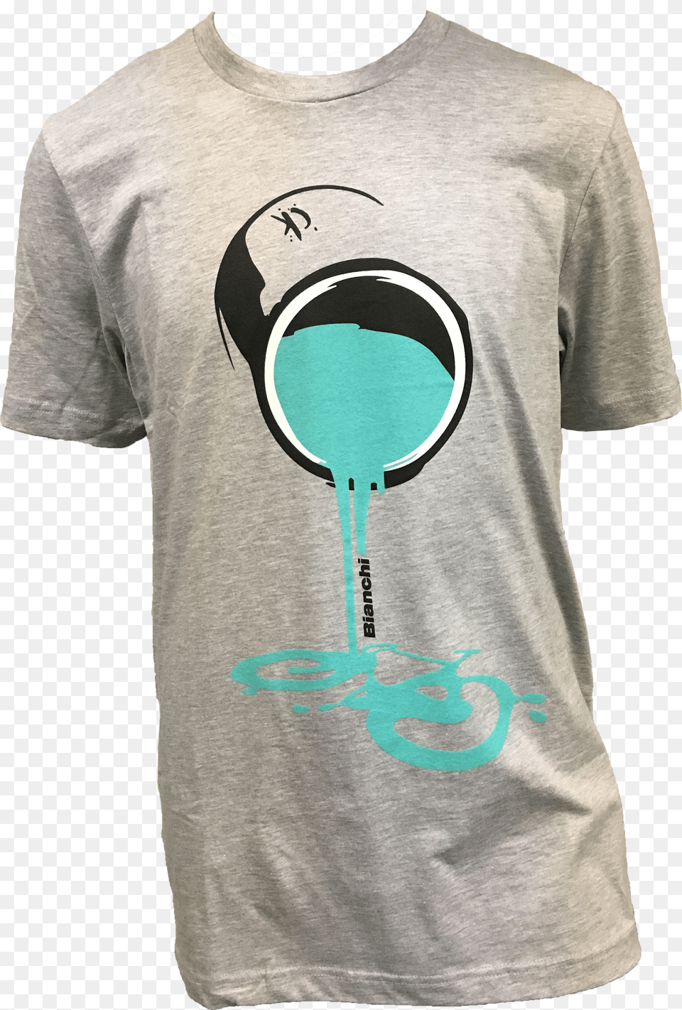 Passione Celeste Paint Spill On T Shirt Free Png