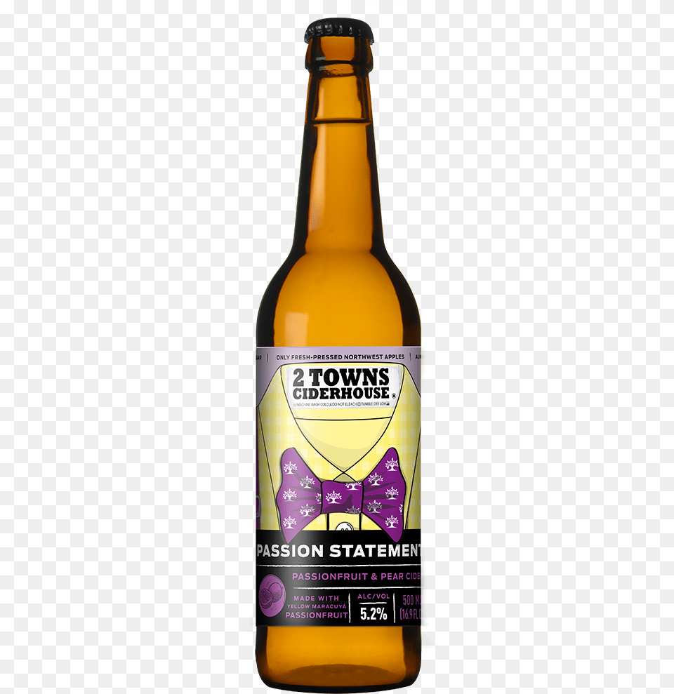 Passionstatement 500ml 2 Towns Easy Squeezy, Alcohol, Beer, Beer Bottle, Beverage Png Image
