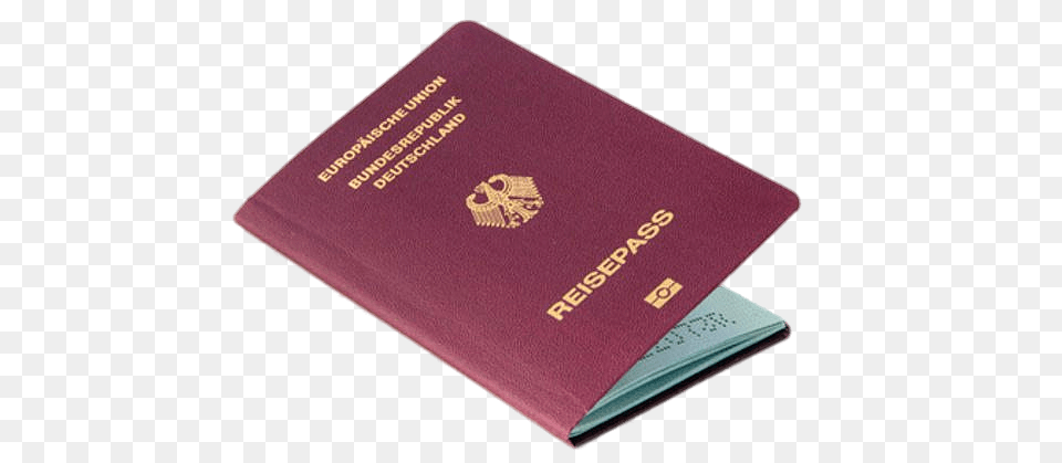 Passport Of The Federal Republic Of Germany, Text, Document, Id Cards Free Transparent Png