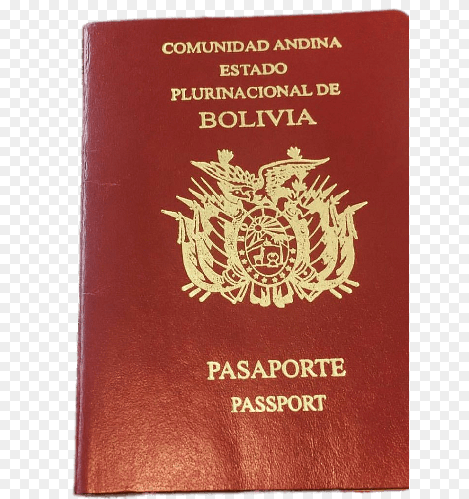 Passport Of The Plurinational State Of Bolivia, Text, Document, Id Cards Png