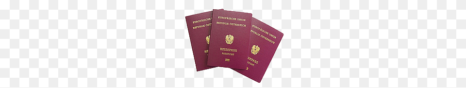 Passport Of The Republic Of Austria, Text, Document, Id Cards Png